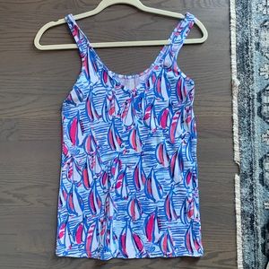 Lilly Pulitzer sailboat Tank- Womens